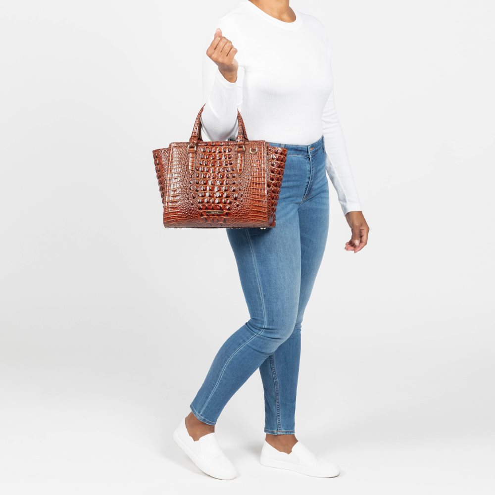 Brahmin Aubree Punchy Coral Melbourne ID:Brahmin-203007