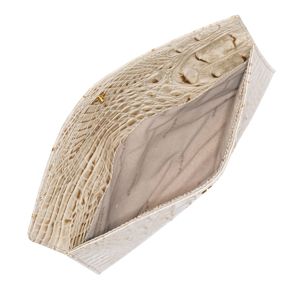 Brahmin Envelope Clutch Satin Golightly ID:Brahmin-203461