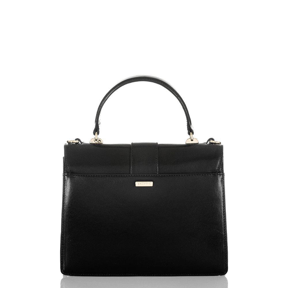 Brahmin Luxe Mini Francine Black Topsail ID:Brahmin-202937