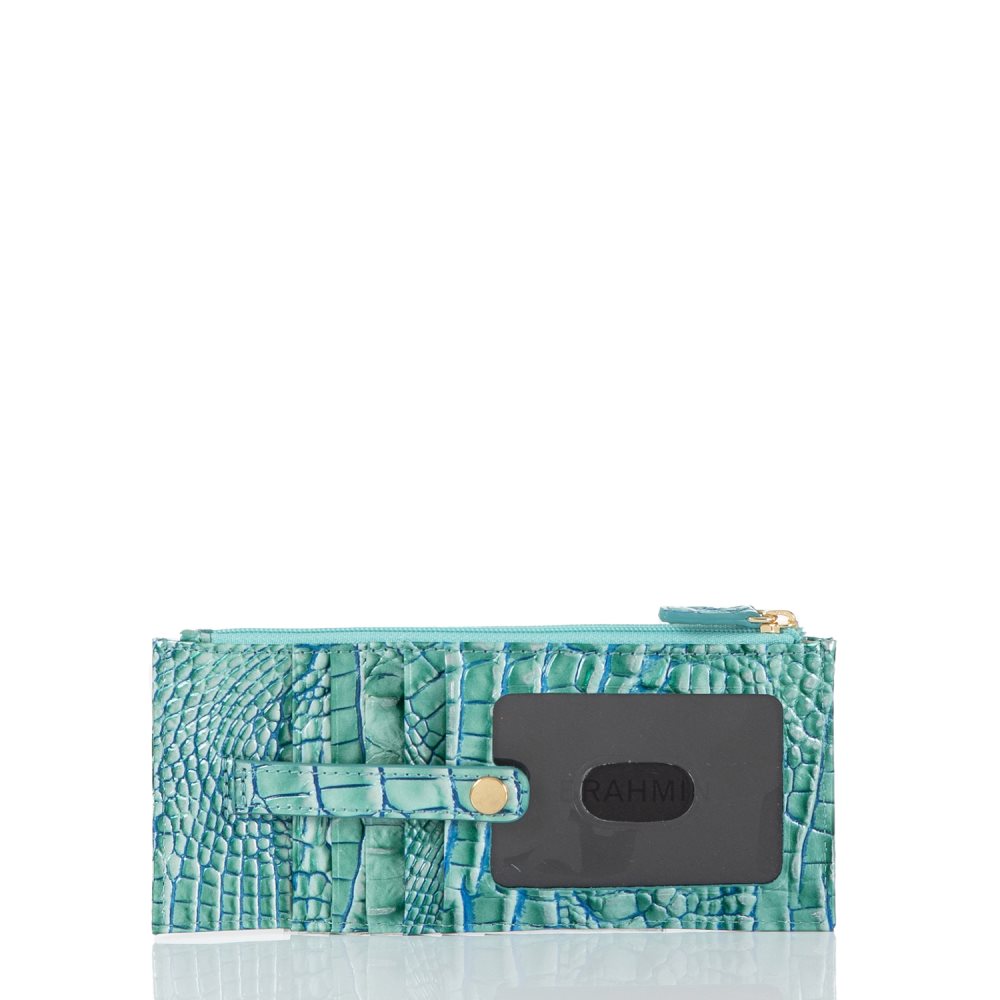 Brahmin Credit Card Wallet Seafoam Ombre Melbourne ID:Brahmin-203787