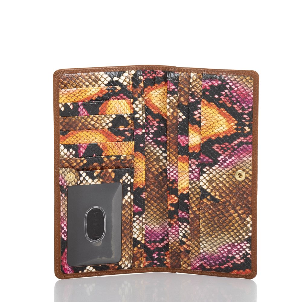 Brahmin Ady Wallet Cognac Dunaway ID:Brahmin-203664
