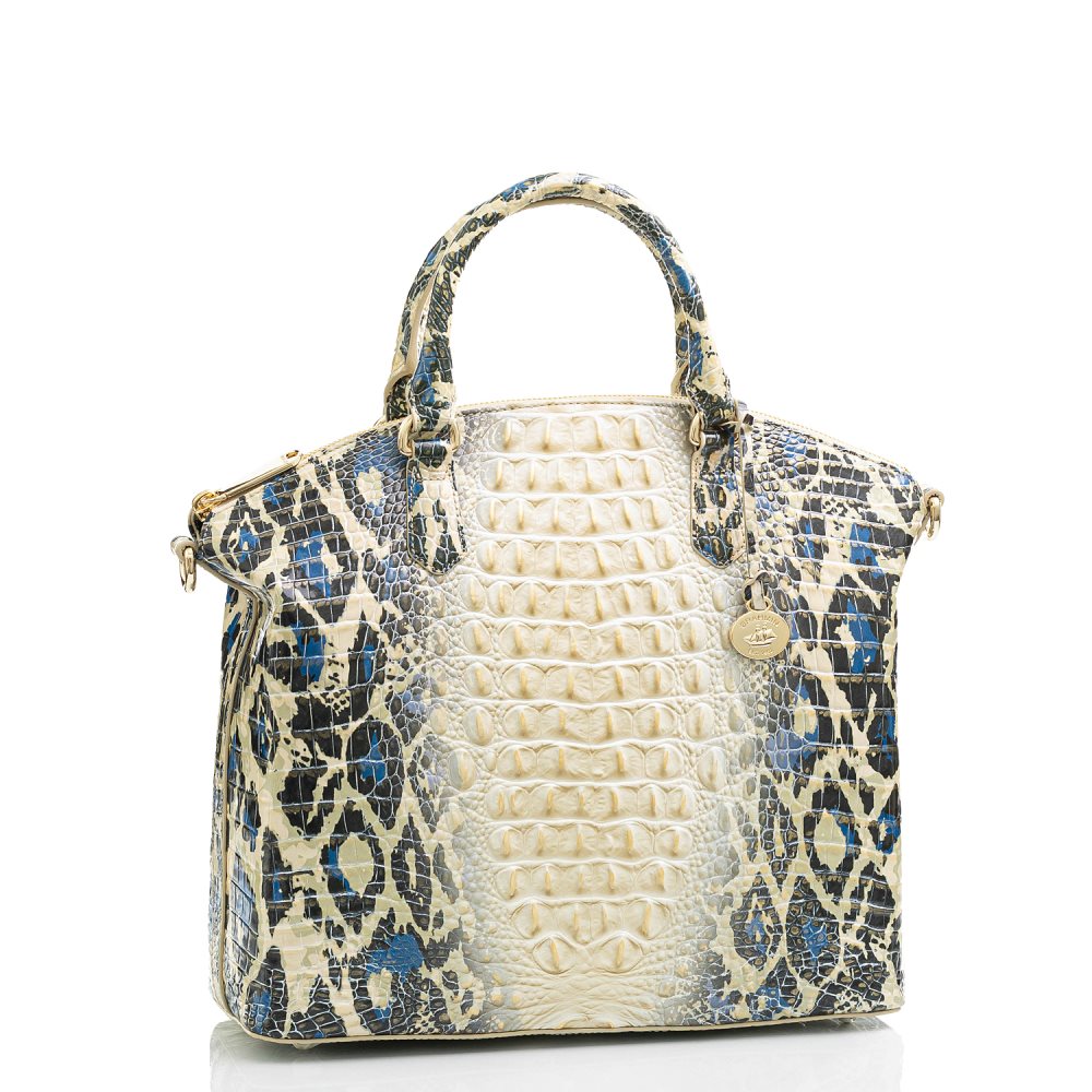 Brahmin Large Duxbury Satchel Jaguar Ombre Melbourne ID:Brahmin-202979