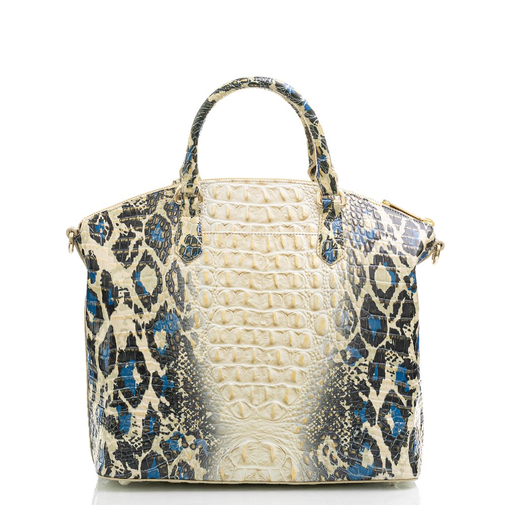 Brahmin Large Duxbury Satchel Jaguar Ombre Melbourne ID:Brahmin-202979