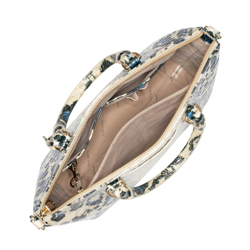 Brahmin Large Duxbury Satchel Jaguar Ombre Melbourne ID:Brahmin-202979