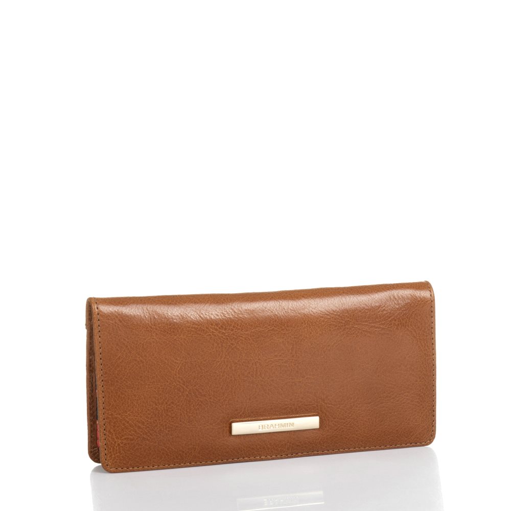 Brahmin Ady Wallet Cognac Dunaway ID:Brahmin-202577