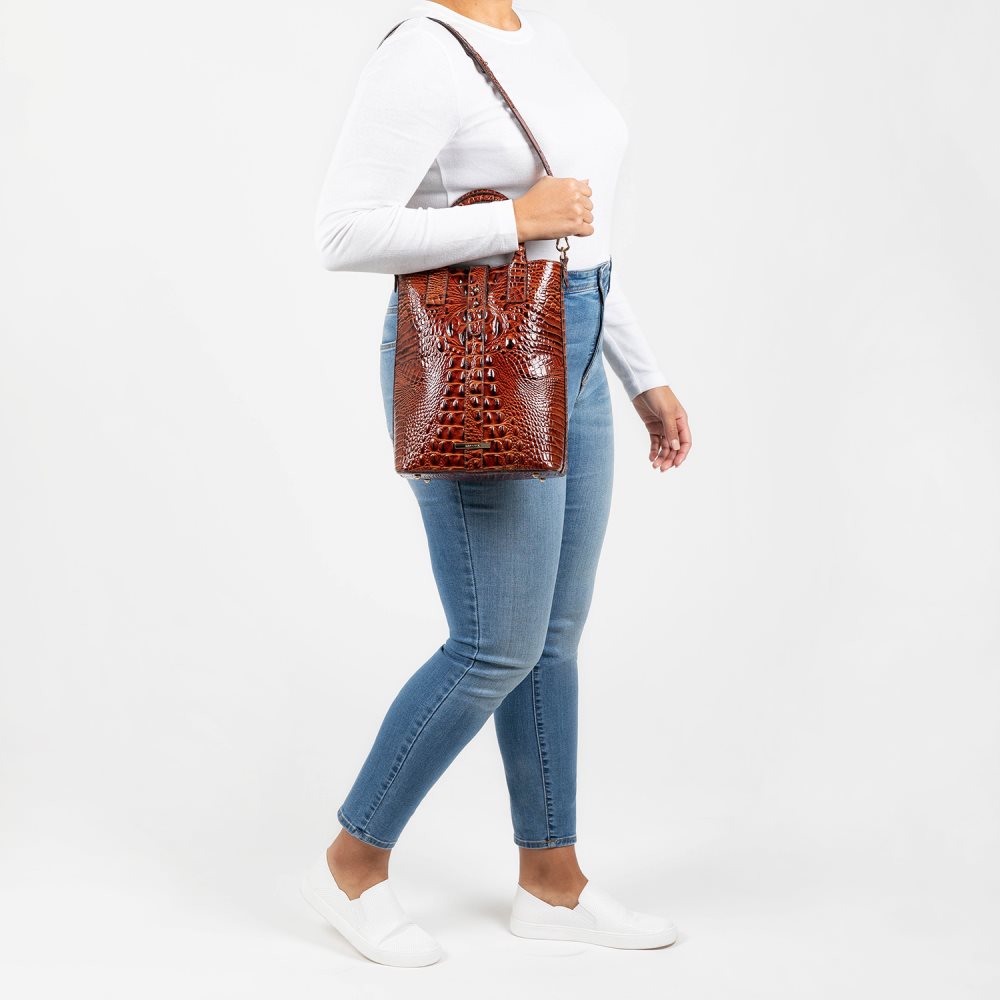 Brahmin Sonoma Charcoal Jamestown ID:Brahmin-202507